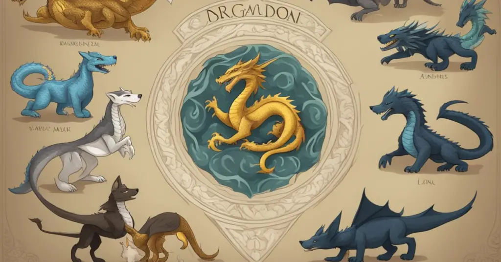 Dog Names From Game Of Thrones dragon